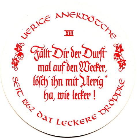 dsseldorf d-nw uerige anek 1fach 13b (rund215-anekdtche XIII-rot) 